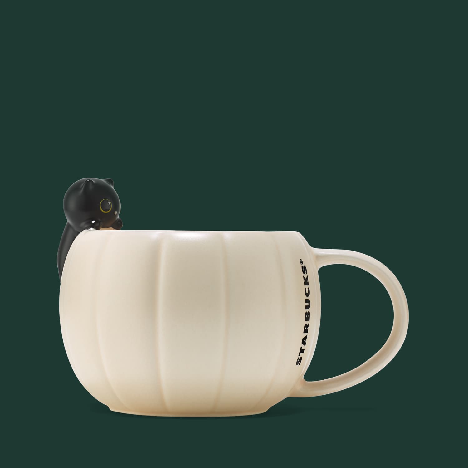 Sélection de 5 mugs automnes pour boire son thé matcha (Mise à jour 2025) 11 Mug Starbucks avec chat noir