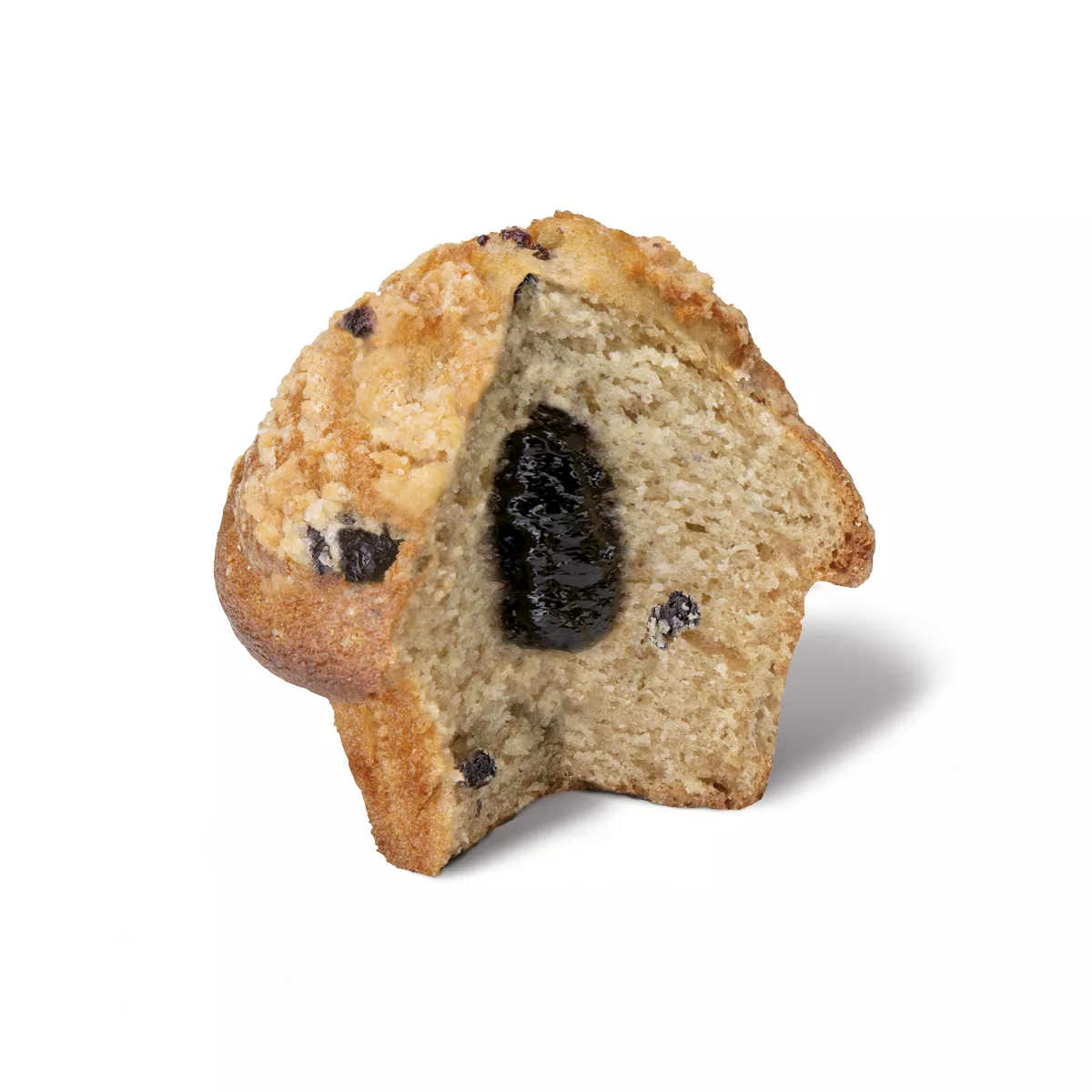 Muffin myrtilles fourré saveur myrtille