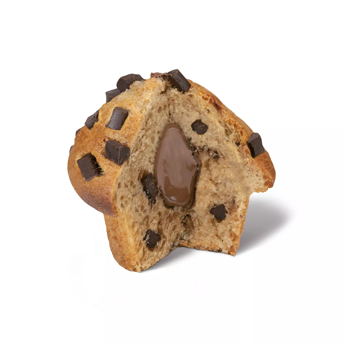 Muffin pépites de chocolat fourré au cacao
