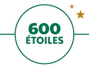 600 étoiles