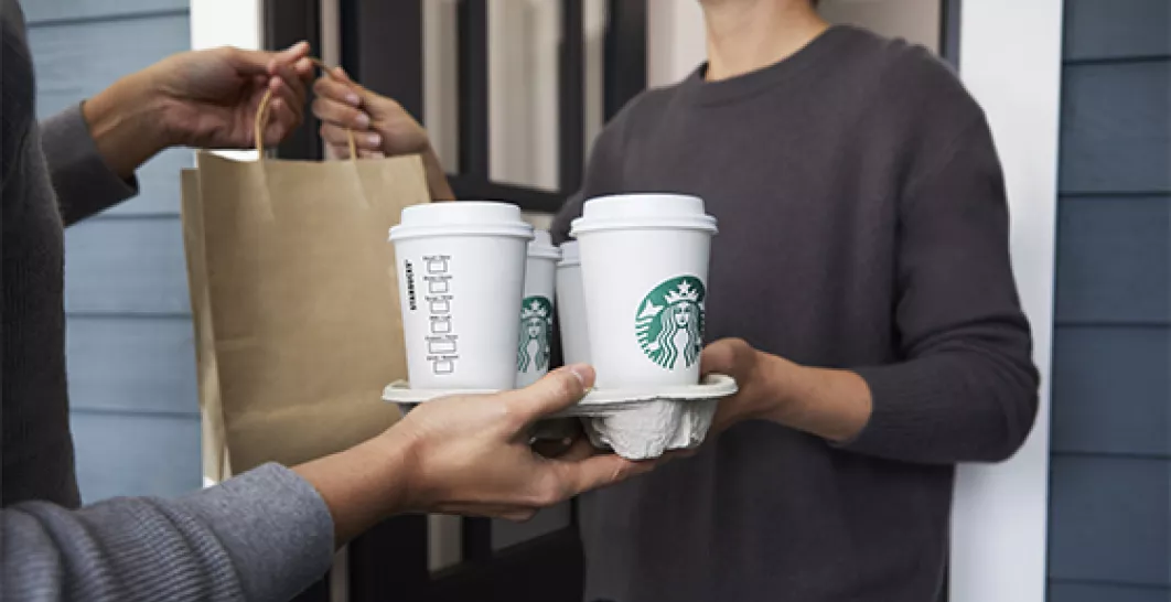 New Starbucks Delivers Pic